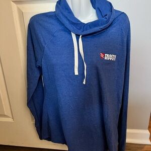 Tractor Supply Blue Cowl Neck Hoodie m